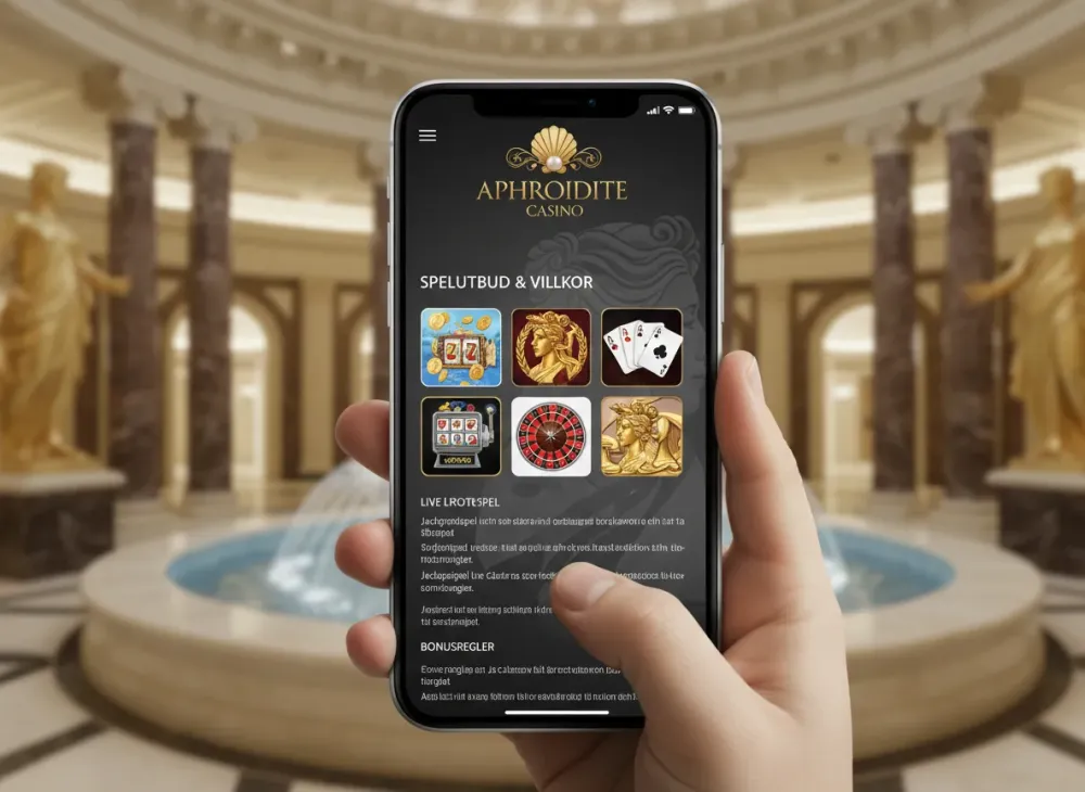 Aphrodite casino review - Spelutbud och villkor